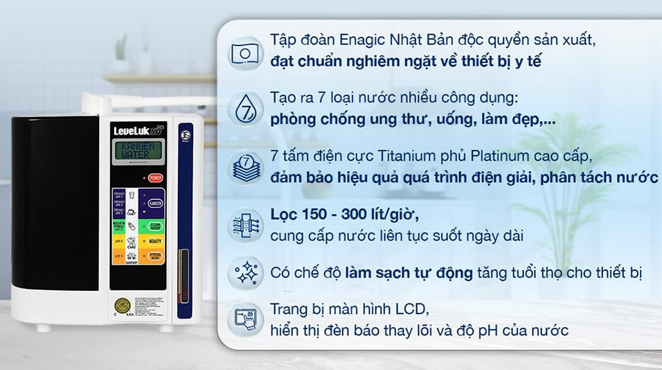 Máy điện giải kangen của tập đoàn Enagic