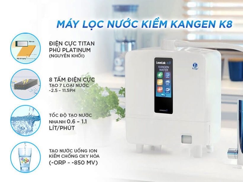 Nước Kangen hay còn được gọi là Alkaline